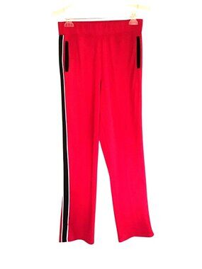 K. JORDAN- NWOMENS RED ELASTIC WAIST PULLOVER POCKETS SWEATPANTS SIZE MEDIUM
